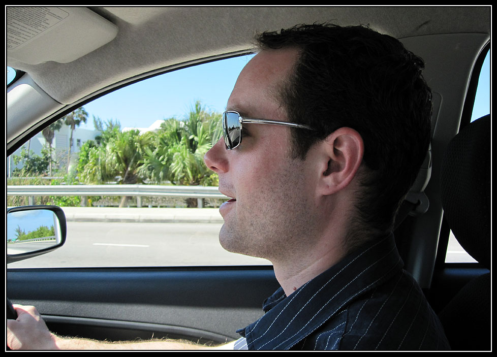 32 Driving a la Griswold on the wrong side of the car